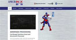 Desktop Screenshot of amerinoxprocessing.com